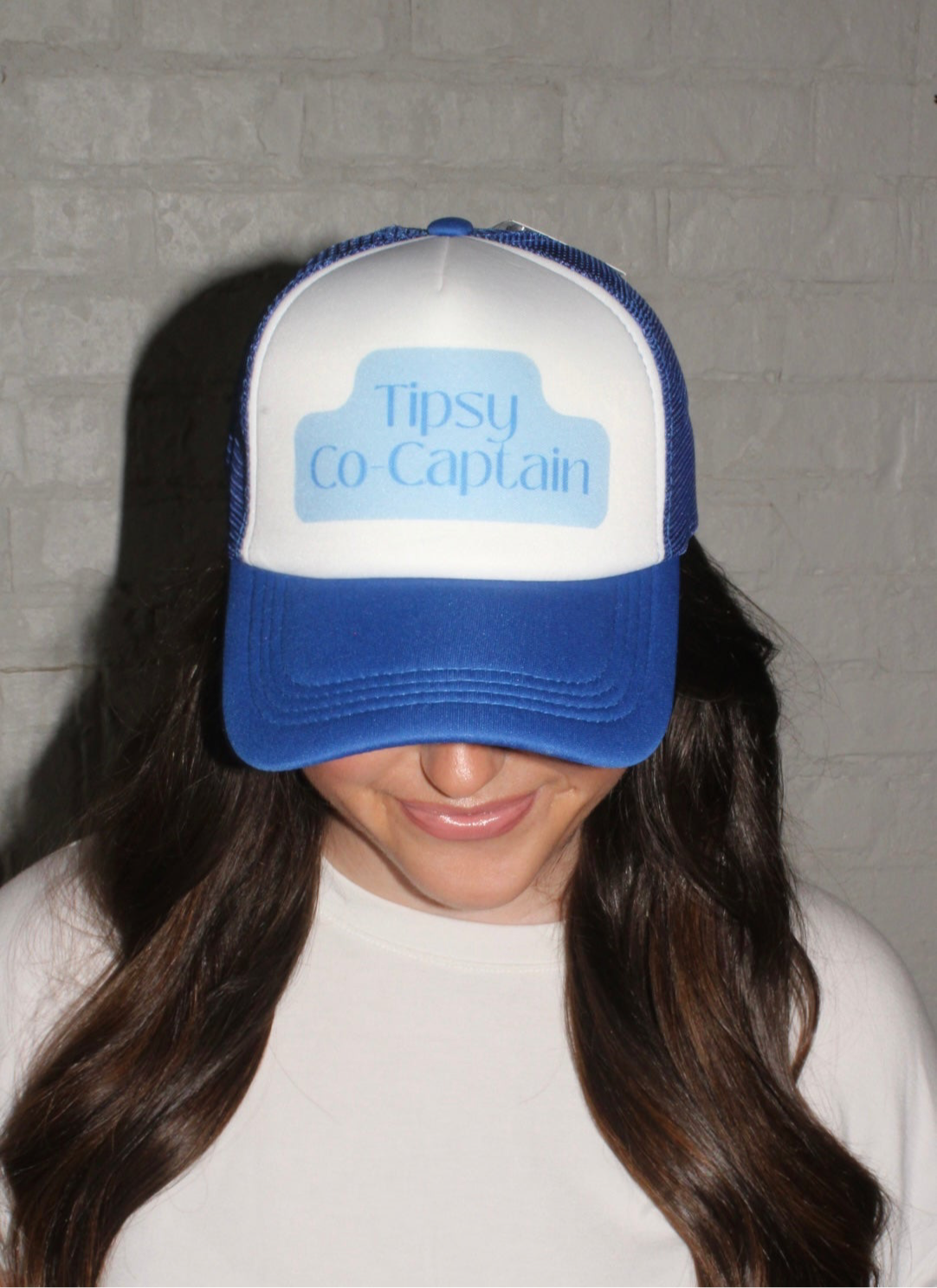 Tipsy co-captain trucker hat